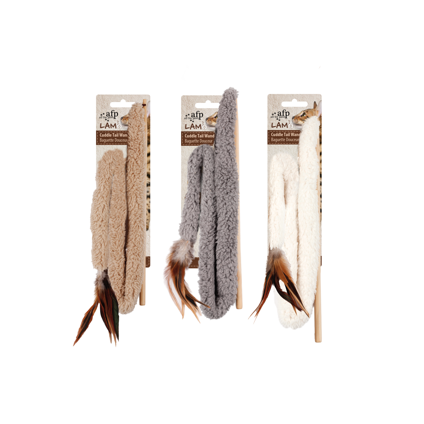 AFP Lambswool - Cuddle Tail Wand