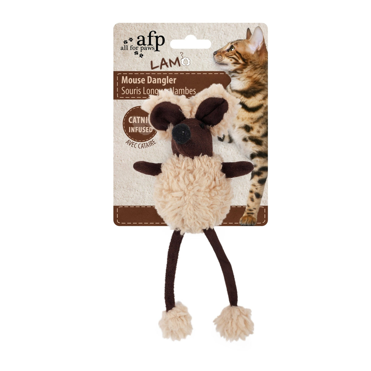 AFP Lambswool - Mouse Dangler - All For Animals