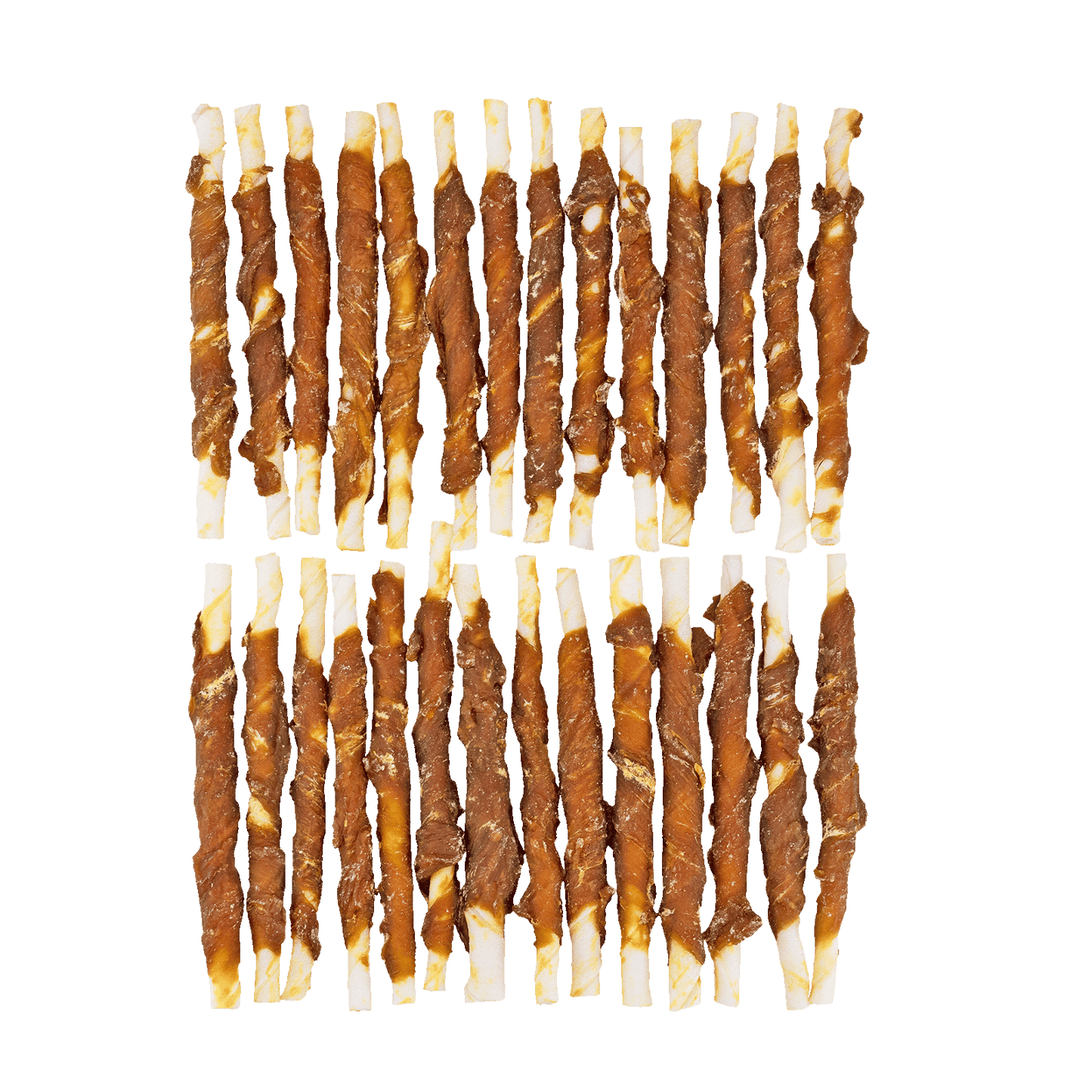 Braaaf Rawhide Roll Sticks Eend - 30 st. - All For Animals