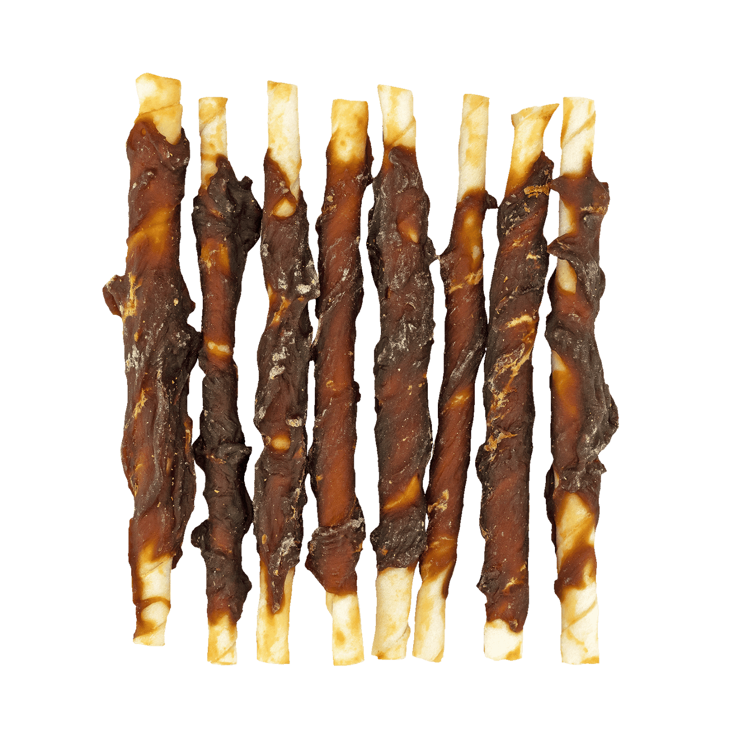 Braaaf Rawhide Roll Sticks Eend - 8 st. - All For Animals