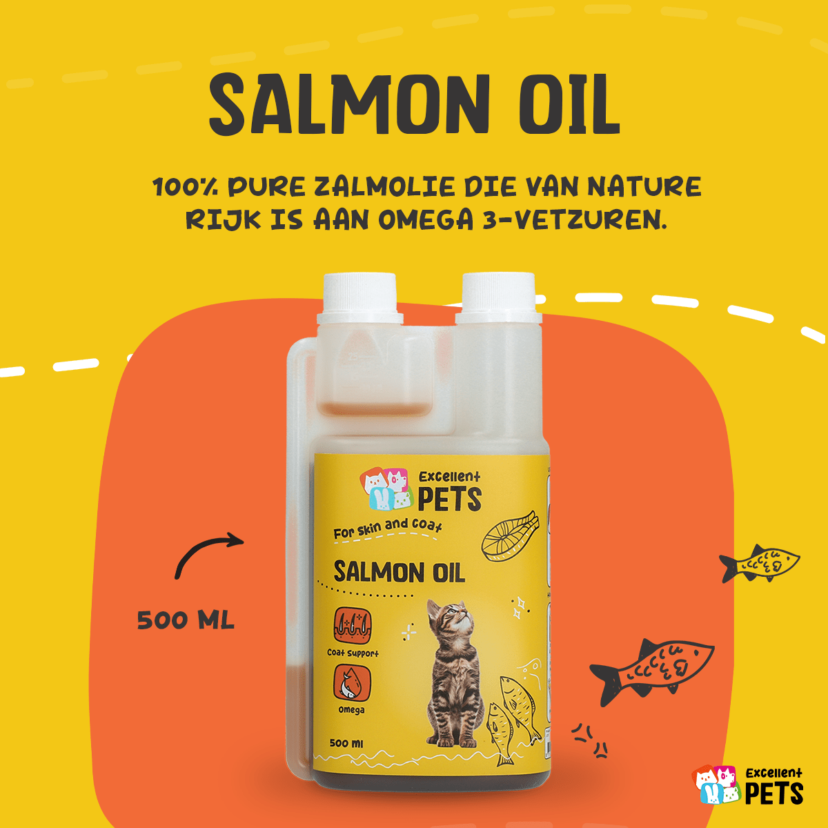 Excellent Pets Cat Salmon Oil - all for animals