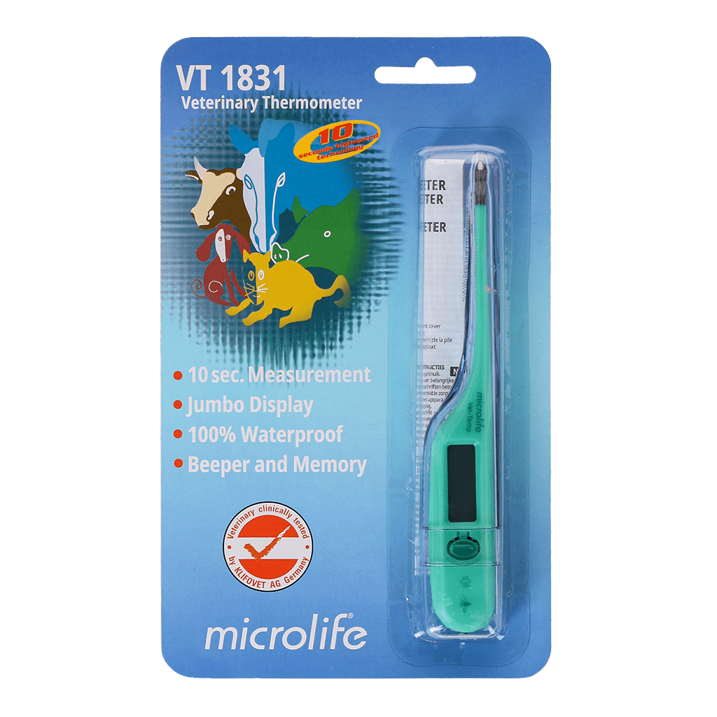Koortsthermometer Digitale Veterinaire thermometer Microlife - all for animals