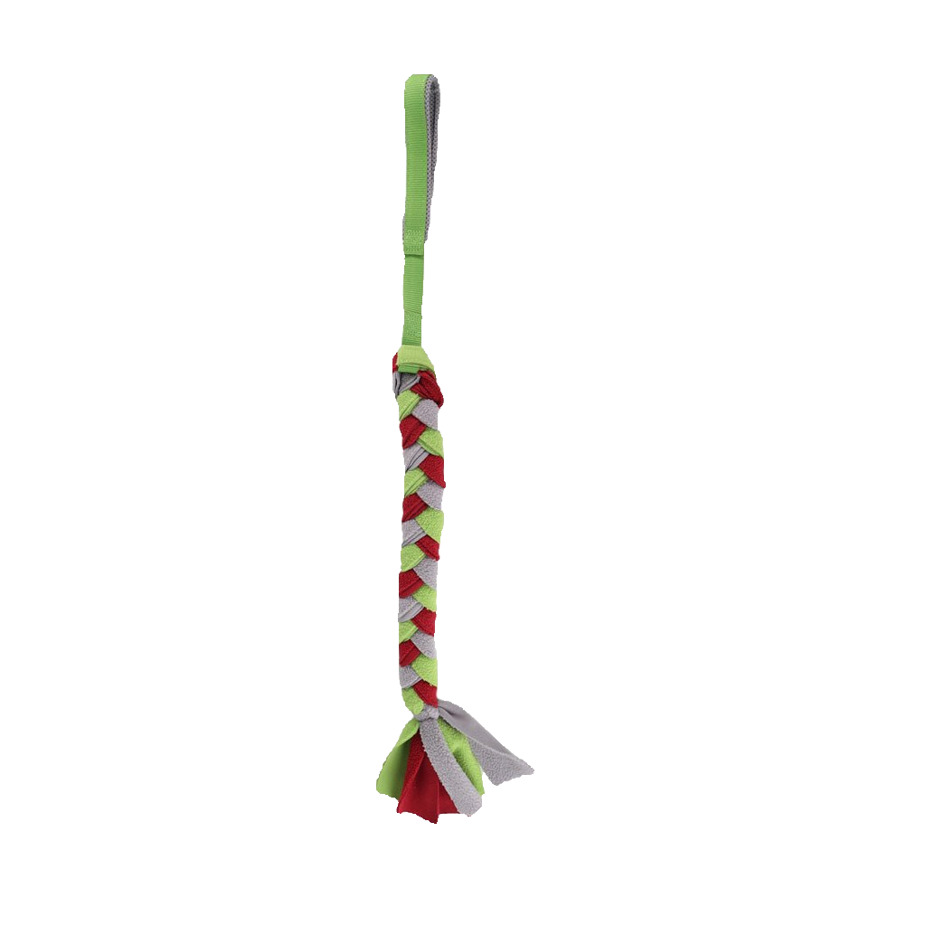 Minus One Fleece Dog Tug Toy Rope - transparante productafbeelding