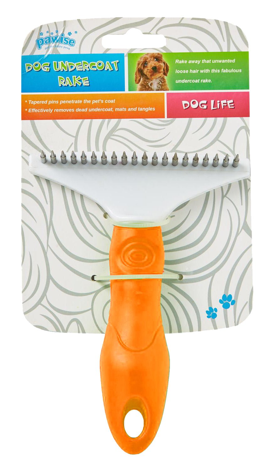 Pawise Dog Undercoat Rake L - all for animals