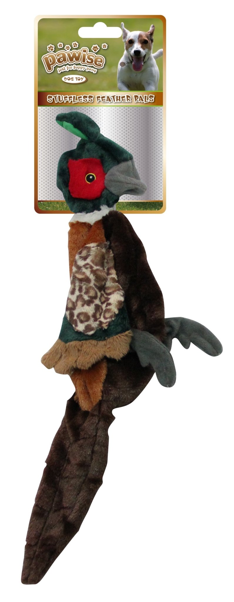 Pawise Stuffless Feather Pals Fazant - all for animals