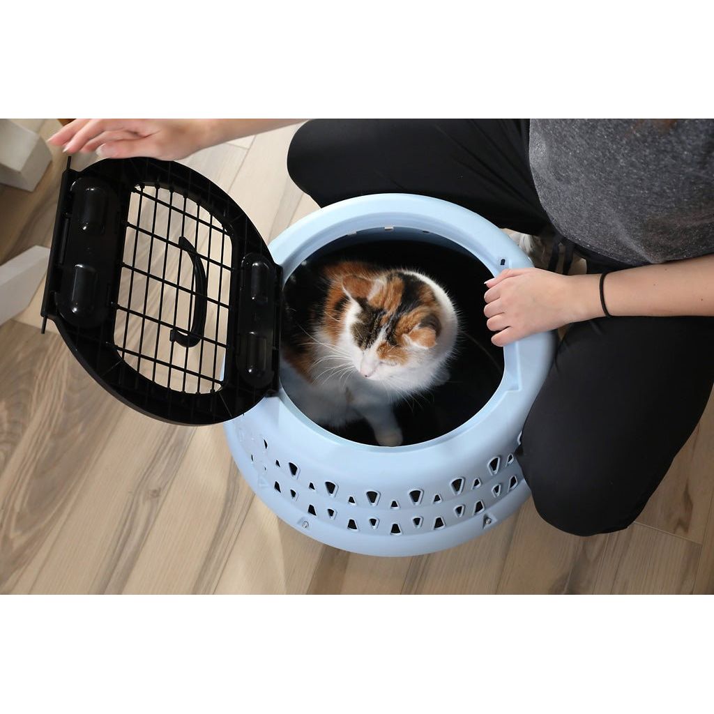 Petmate Get - A - Round Kennel For Cats Blue - all for animals