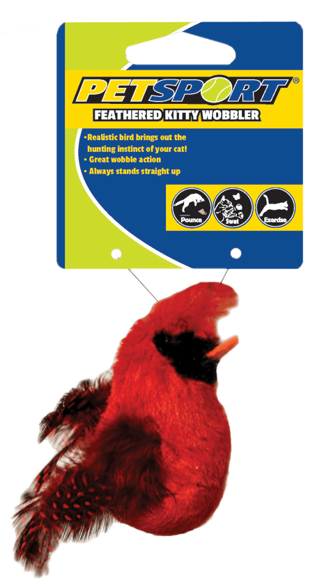 Petsport Feathered Kitty Wobbler - all for animals