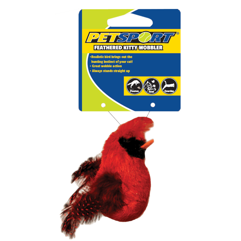 Petsport Feathered Kitty Wobbler - all for animals