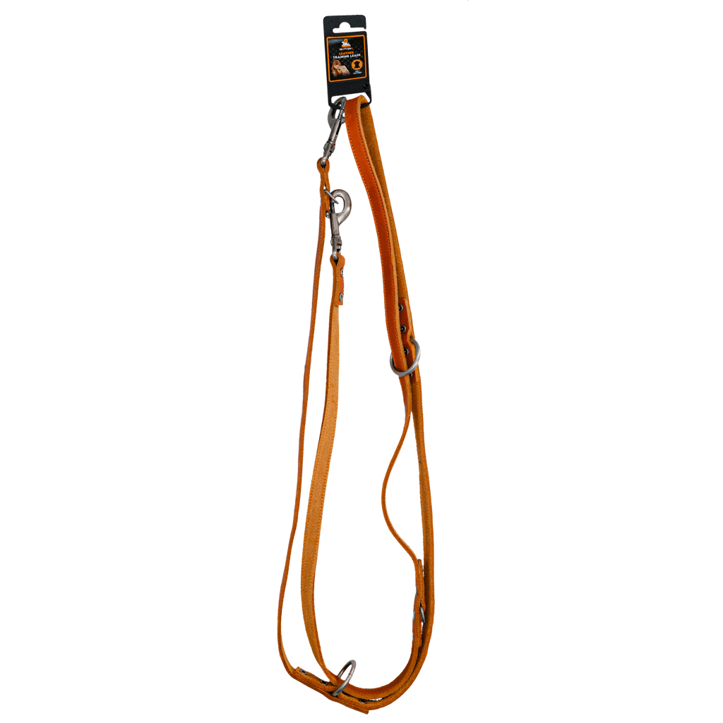 Spotted! Pro Leren Trainingslijn Cognac 2 x 250 cm - all for animals