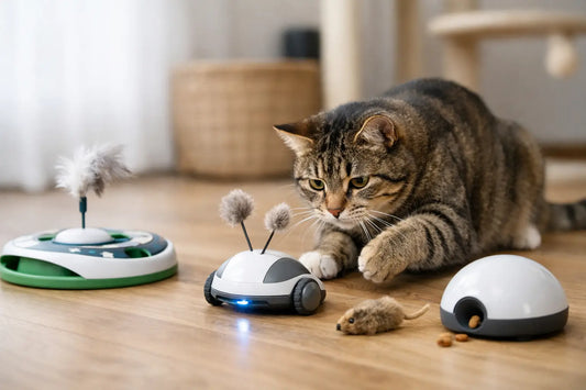 Interactief kattenspeelgoed voor een actieve kat