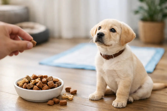 Beste puppy snacks voor zindelijkheidstraining