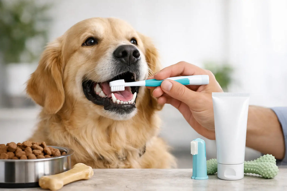 Tandpasta voor honden voor een gezond gebit