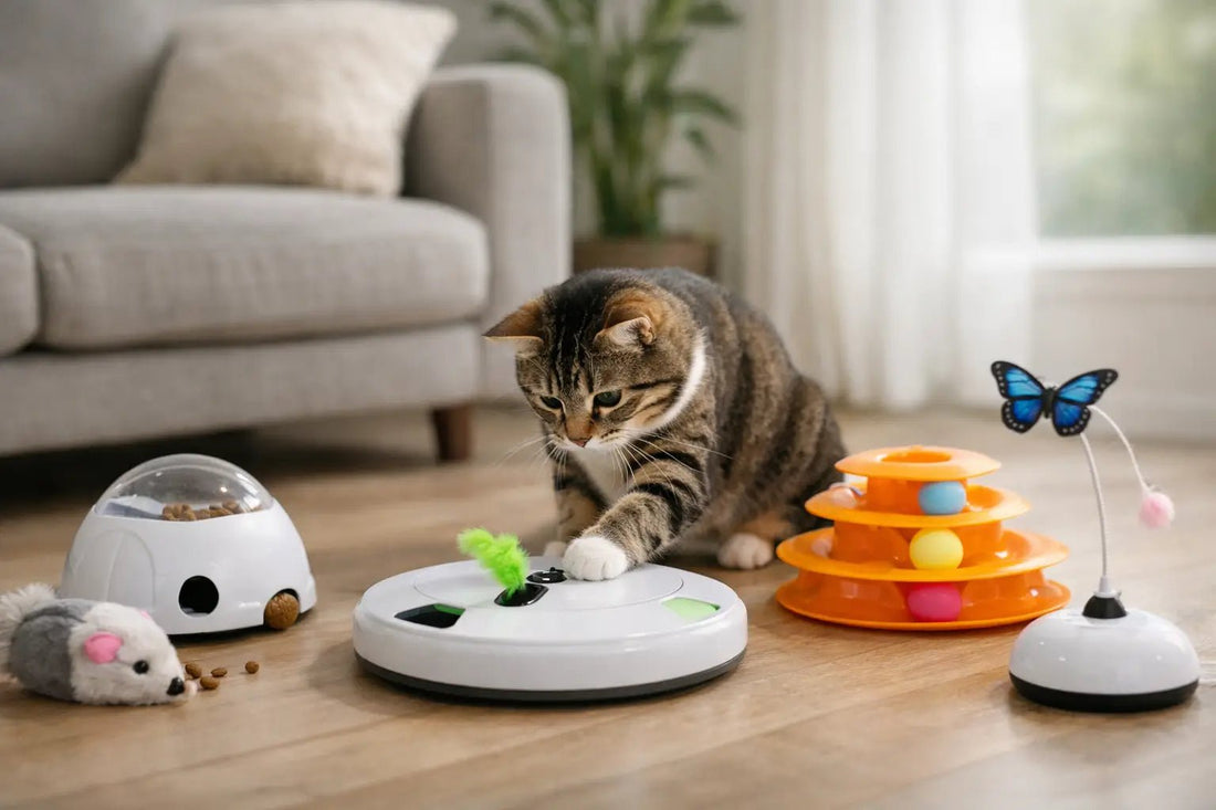 Interactief speelgoed voor de binnenkat kiezen - All For Animals