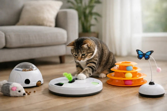 Interactief speelgoed voor de binnenkat kiezen - All For Animals
