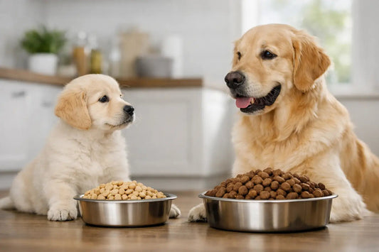 Wanneer pup overstappen op volwassenvoer? - All For Animals