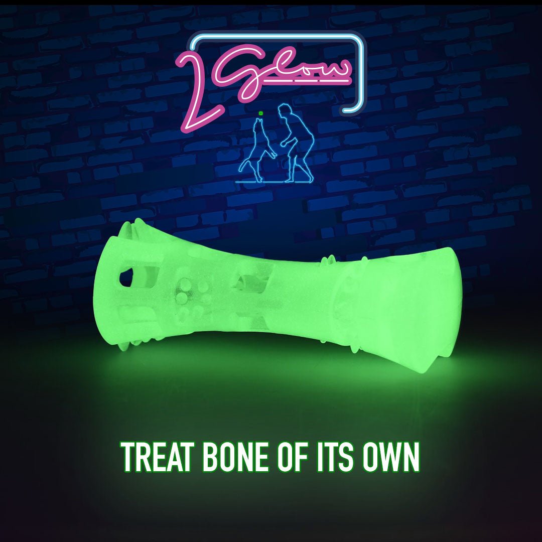 2 Glow Treat Bone of it's Own - All For Animals