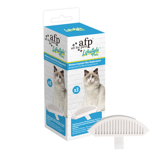 AFP Lifestyle 4 Pets Wireless Fountain Filter Replacement 3 pack
