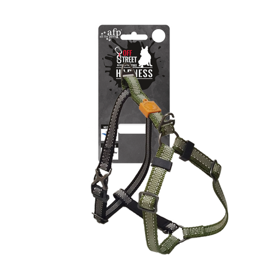 AFP Off Street - Dog Non-Pull Harness Olijfgroen
