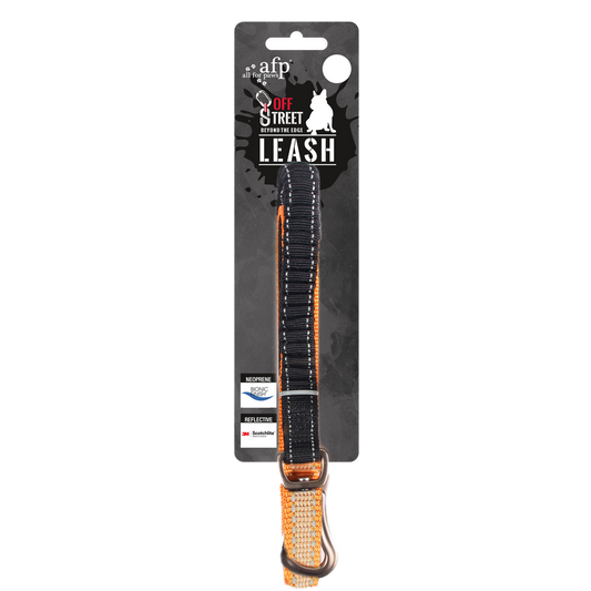 AFP Off Street - Dog Leash Mandarijn