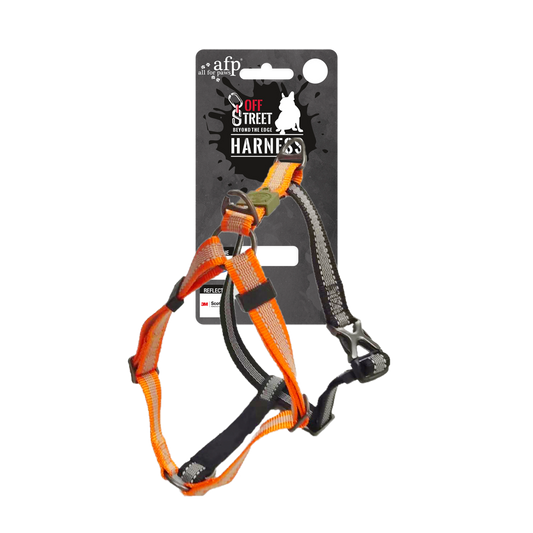 AFP Off Street - Dog Non-Pull Harness Mandarijn