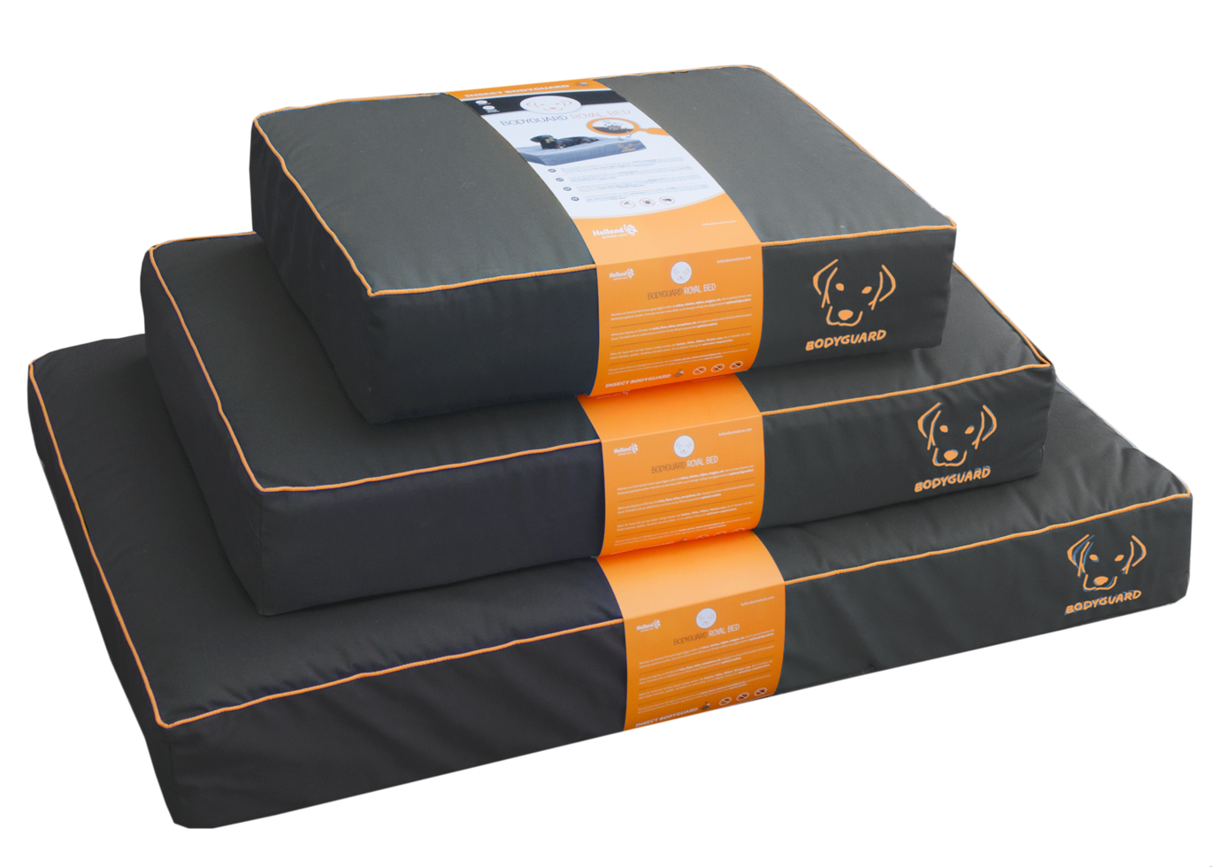 Bodyguard Royal Bed Grijs S
