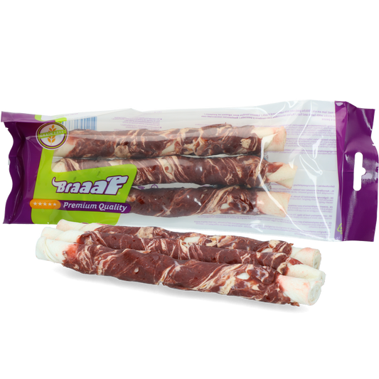 Braaaf Rawhide Twister Lam & Vis (3 st.) - 21 cm