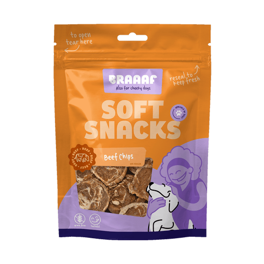 Braaaf Soft Snack Chips - Rund & Vis