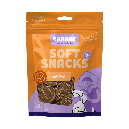 Braaaf Soft Snack Chips - Lam & Vis