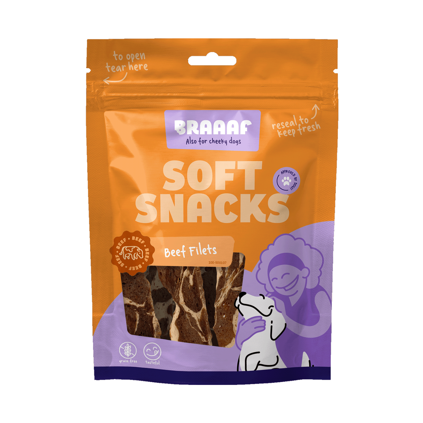 Braaaf Soft Snack Filet - Rund & Vis
