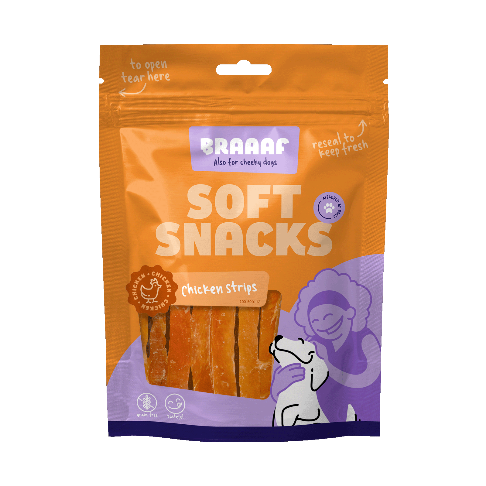 Braaaf Soft Snack Kipreepjes