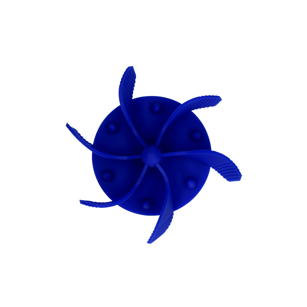 Eat Slow Live Longer Gobble Stopper Blauw