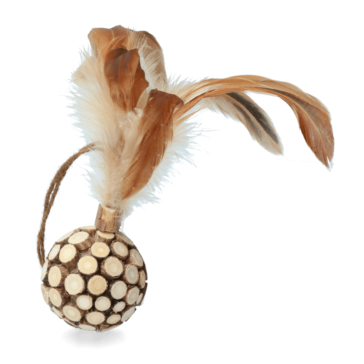 Addicted! Ball with Feathers - All For Animals