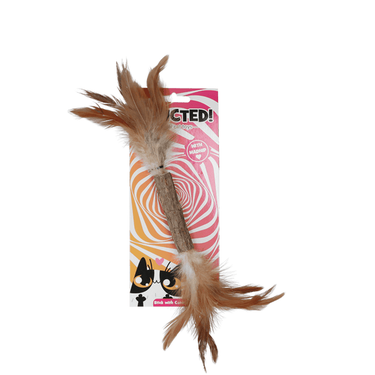 Addicted! Stick with Caterpillar & Feathers - All For Animals