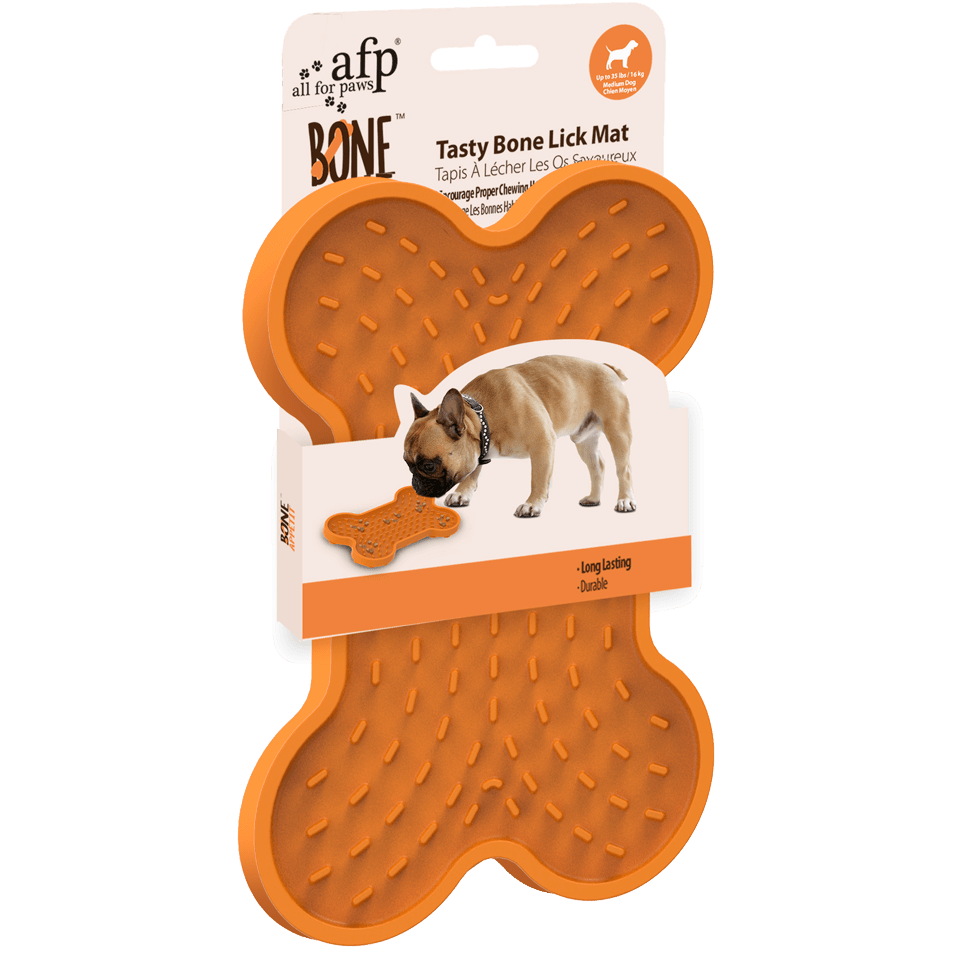 AFP Bone Appetit - Tasty Bone Lick Mat - All For Animals