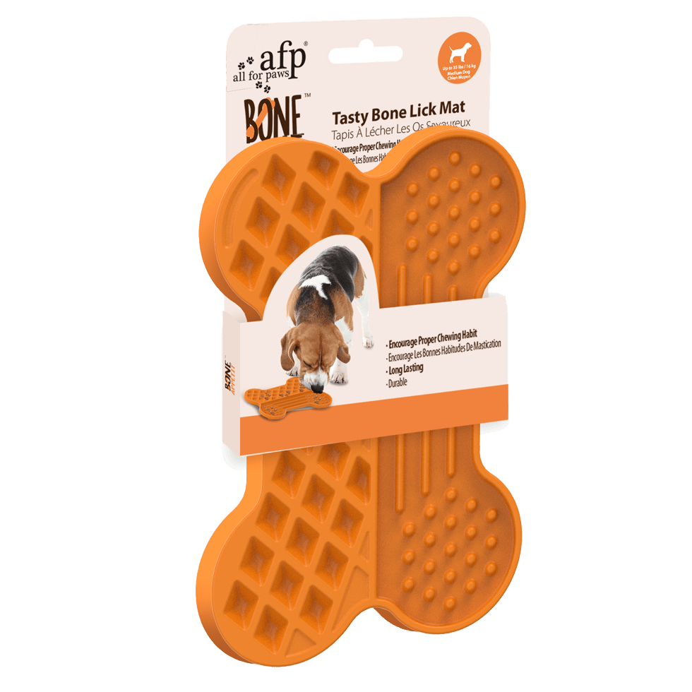 AFP Bone Appetit - Tasty Bone Lick Mat - All For Animals