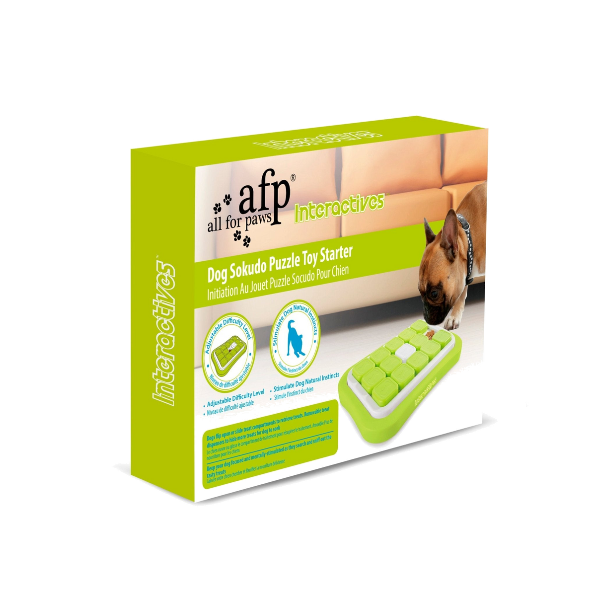 AFP Interactives Dog Sokudo Puzzle Toy Starter - transparante productafbeelding