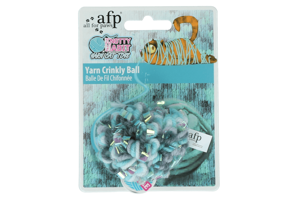 AFP Knotty Habit - Yarn Crinkly Ball - All For Animals