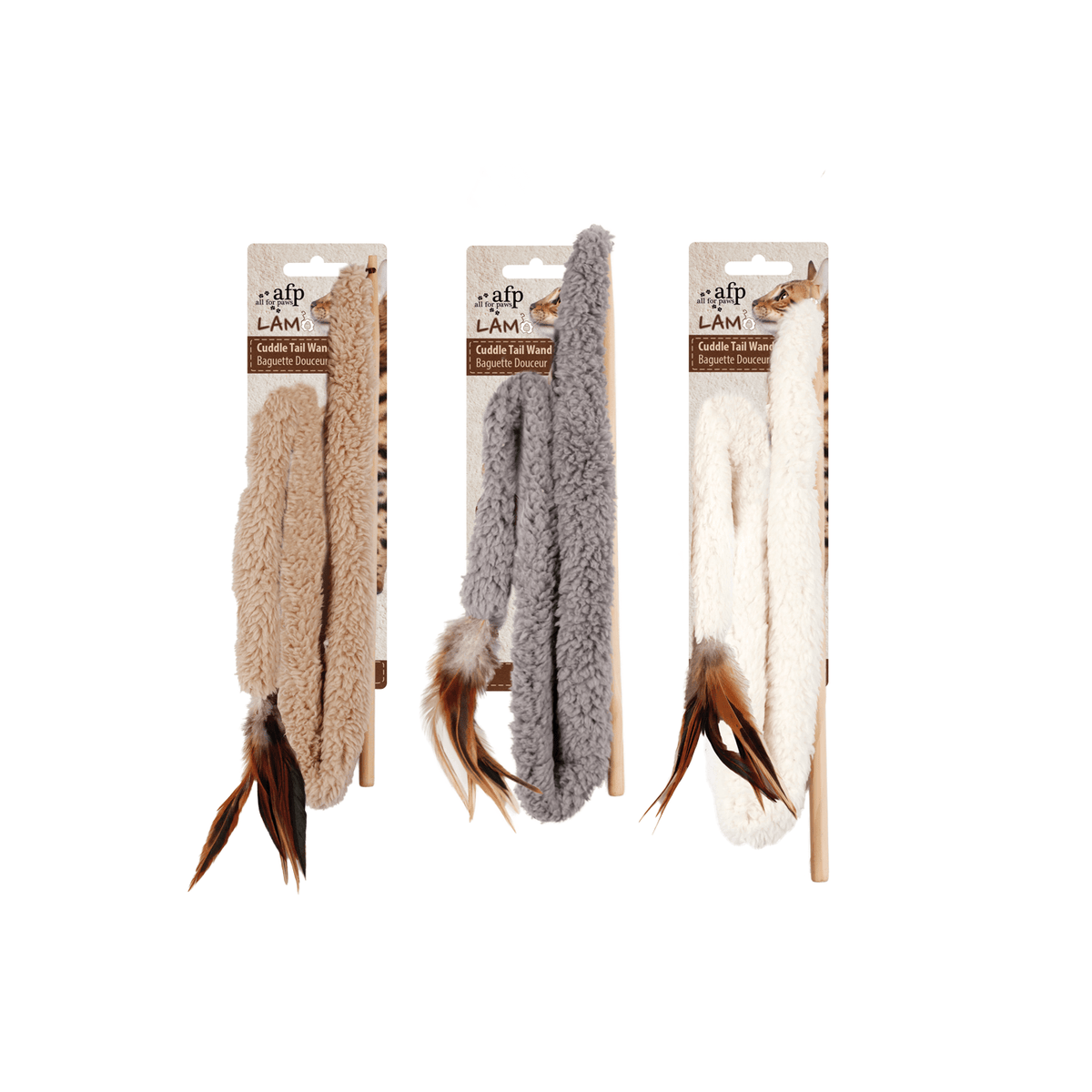 AFP Lambswool - Cuddle Tail Wand - All For Animals