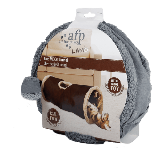 AFP Lambswool - Find Me Cat Tunnel - All For Animals