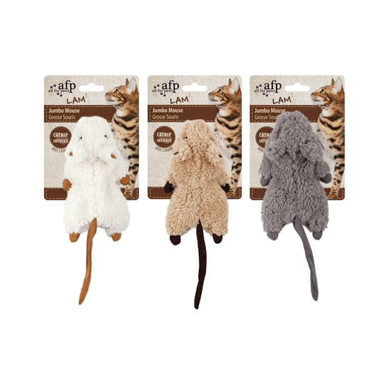 AFP Lambswool - Jumbo Mouse - All For Animals