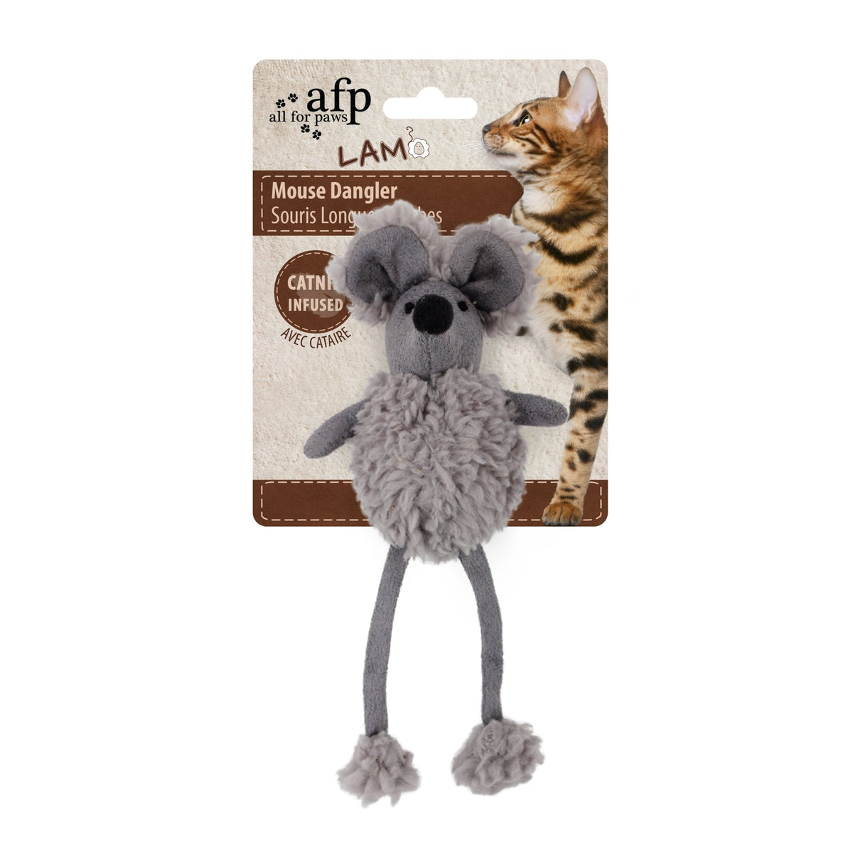AFP Lambswool - Mouse Dangler - All For Animals
