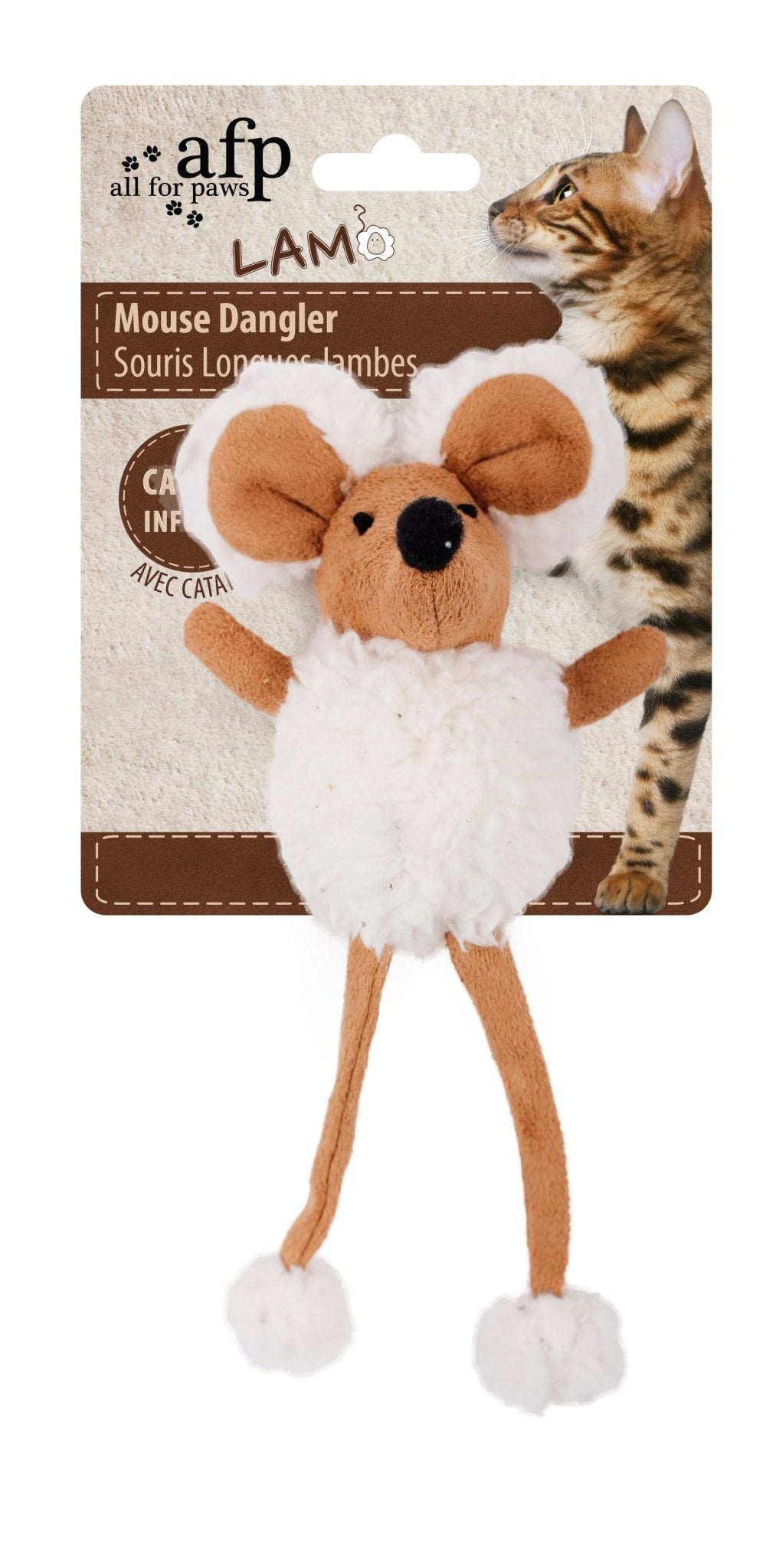 AFP Lambswool - Mouse Dangler - All For Animals
