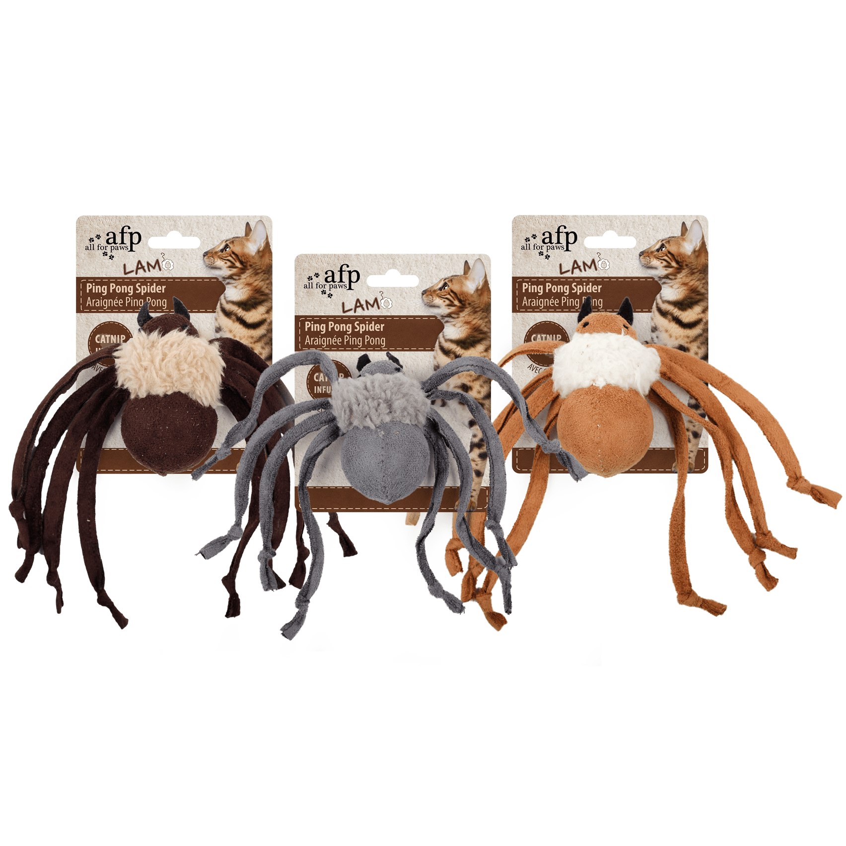 AFP Lambswool - Ping Pong Spider - All For Animals