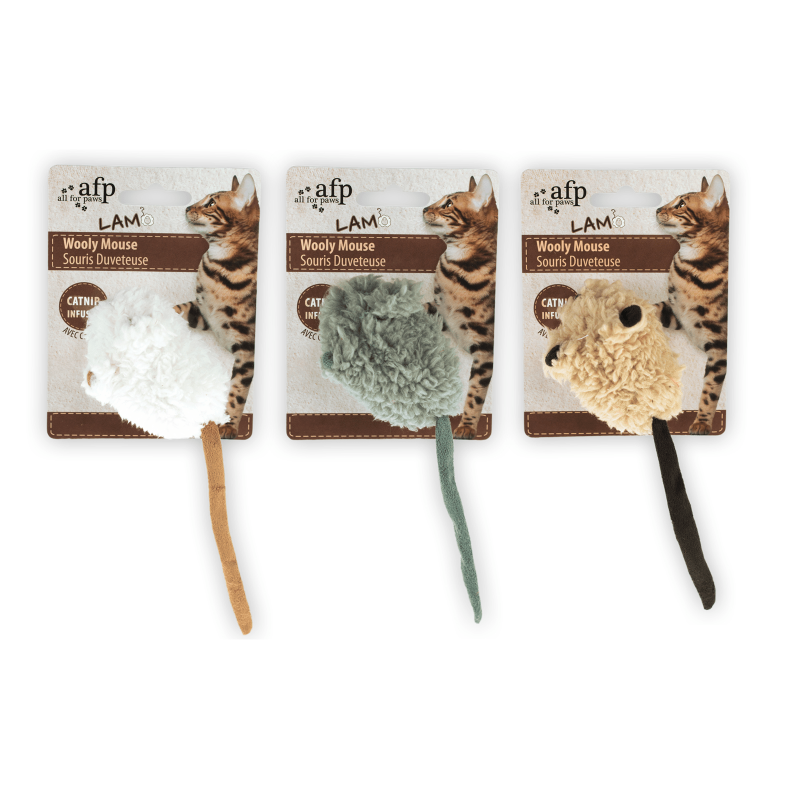 AFP Lambswool - Wooly Mouse - All For Animals
