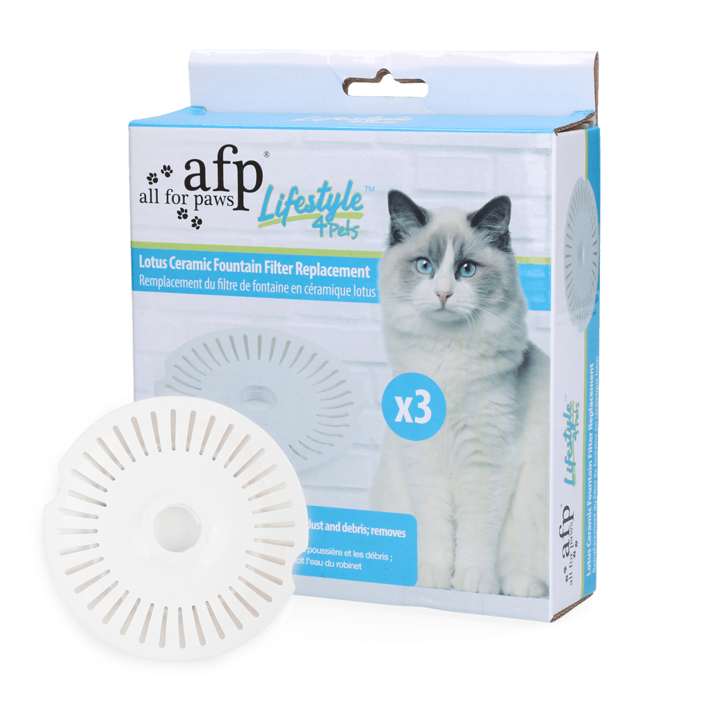 AFP Lifestyle 4 Pets - Lotus Ceramic Fountain Filter Replacement 3 st - All For Animals