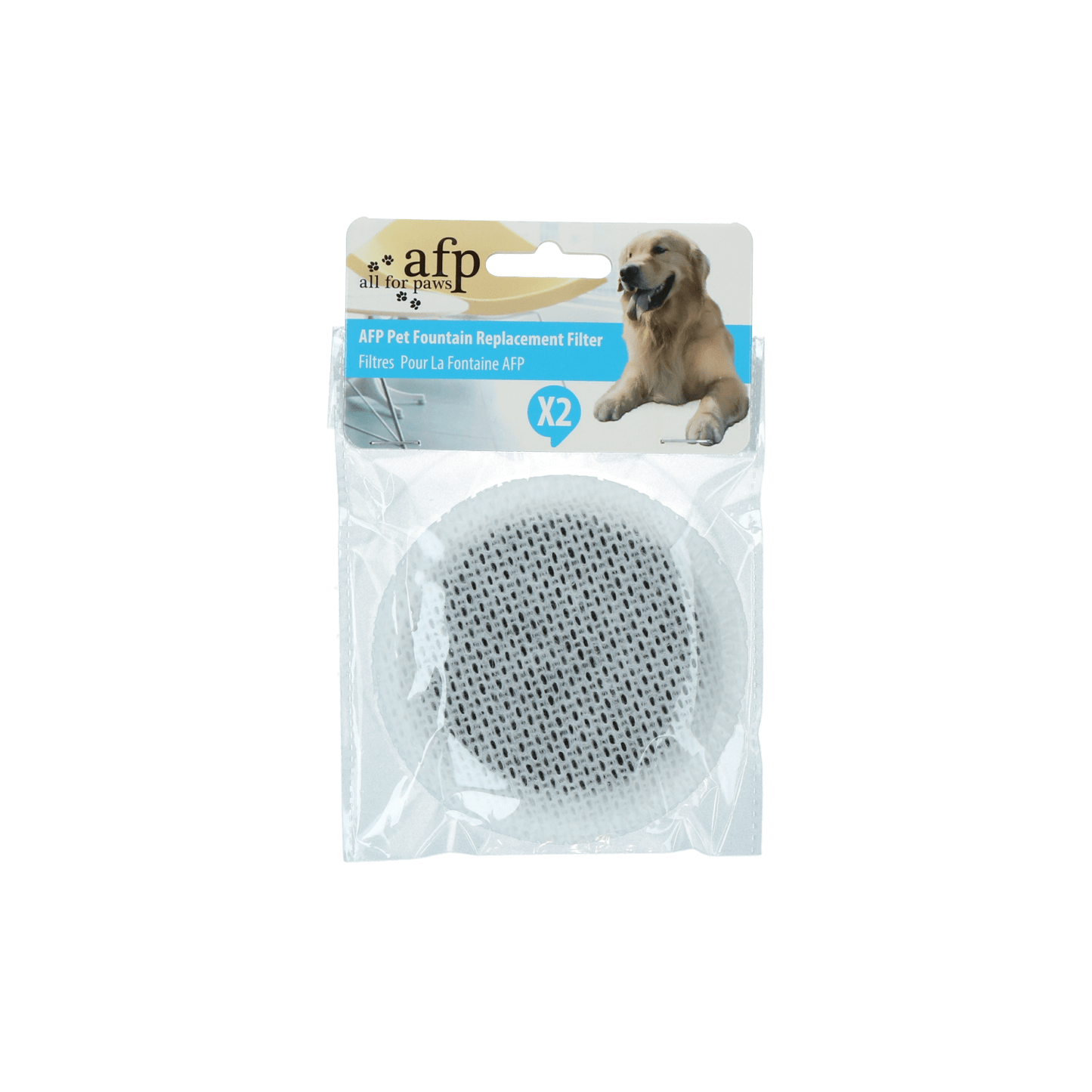 AFP Lifestyle 4 Pets - Pet Fountain Replacement Filter (2-Pack) - All For Animals