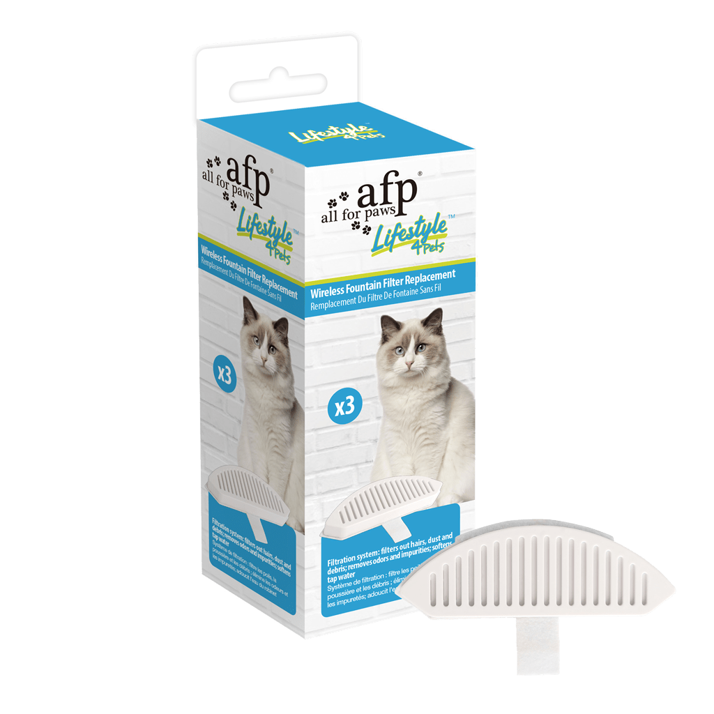 AFP Lifestyle 4 Pets Wireless Fountain Filter Replacement 3 pack - All For Animals