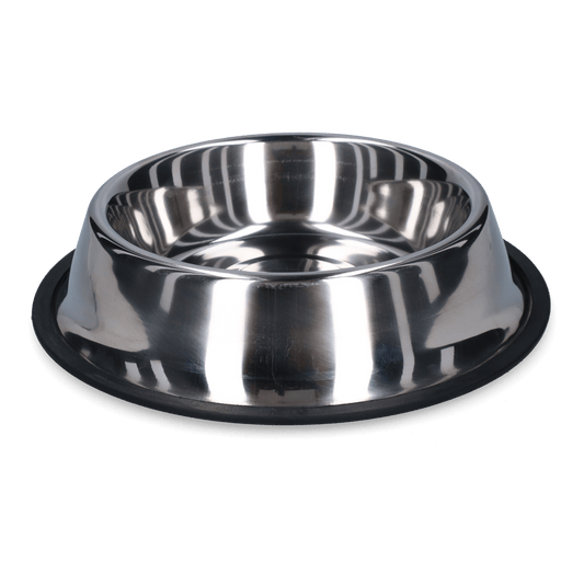 Antislip Voer- & Drinkbak RVS 2,80 ltr Ø 33 cm - All For Animals