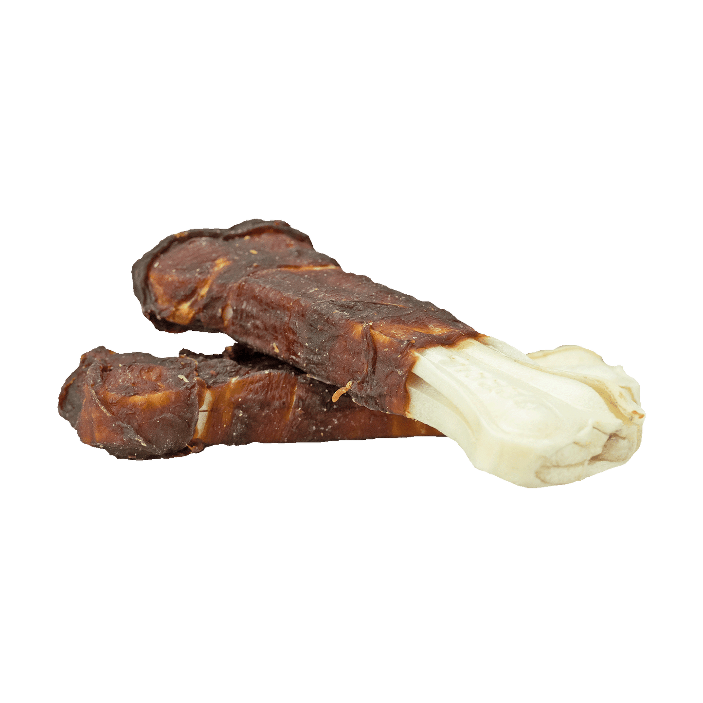 Braaaf Rawhide Pressed Bone Eend - All For Animals