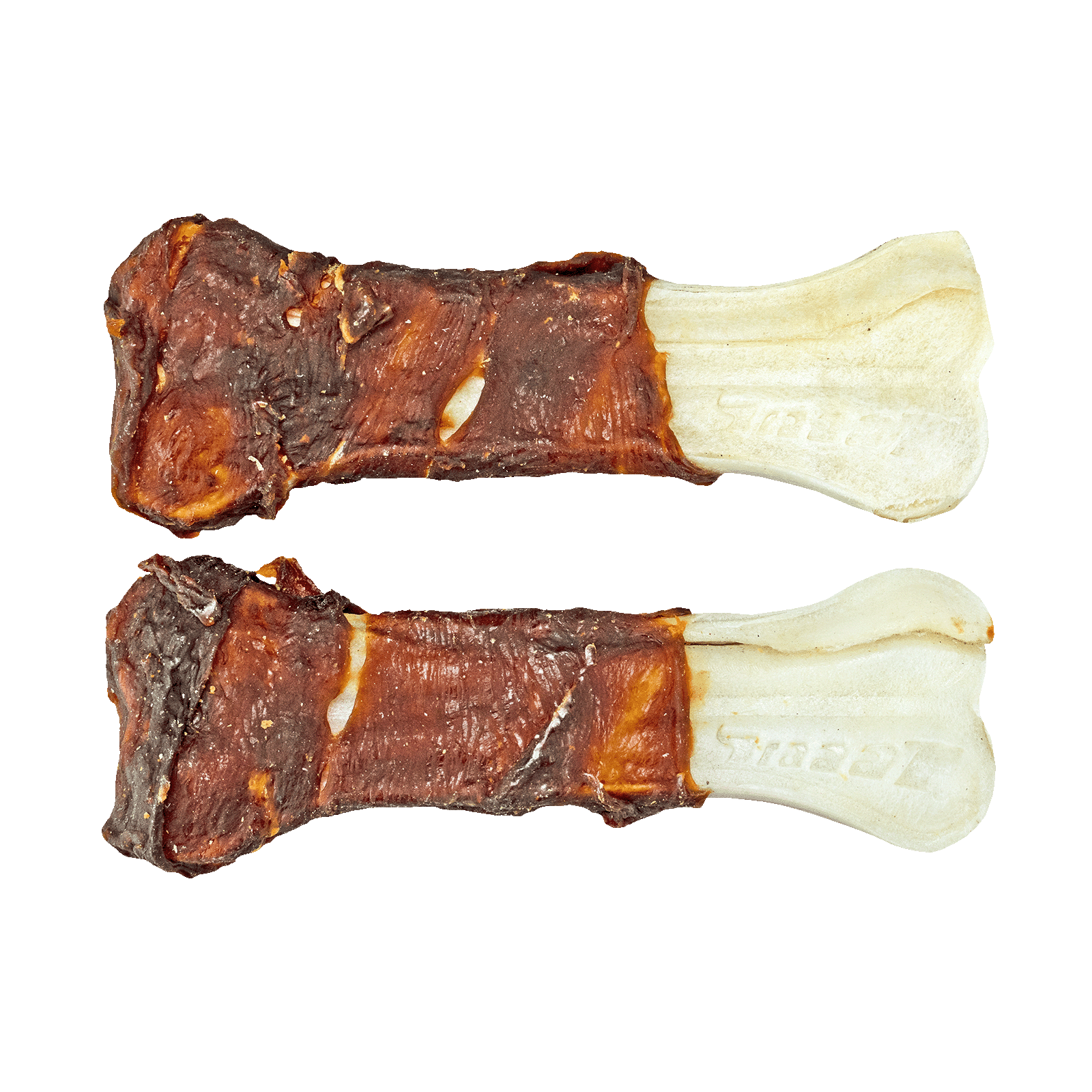 Braaaf Rawhide Pressed Bone Eend - All For Animals